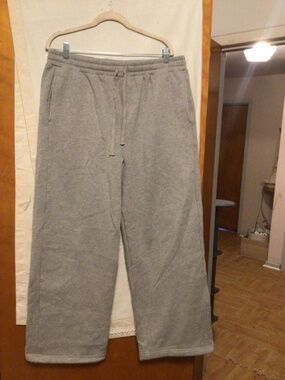 Cole Henry Blank wide leg cotton sweatpants comfy, casual SZ L